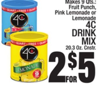 C Town 4c drink mix offer