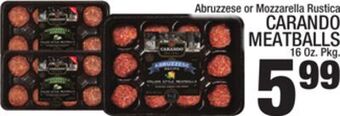 C Town Carando meatballs offer