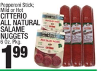 C Town Citterio all natural salame nuggets offer