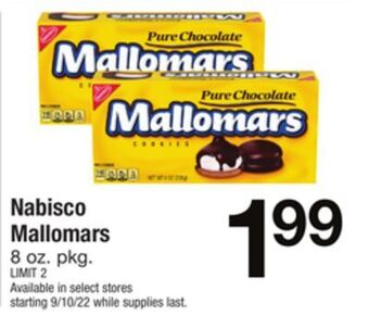 ACME Nabisco mallomars offer