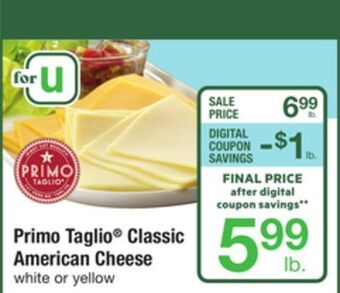 ACME Primo taglio® classic american cheese offer