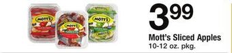 ACME Mott's sliced apples offer