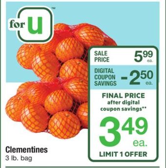 ACME Clementines offer