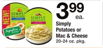 ACME Simply potatoes or mac & cheese offer