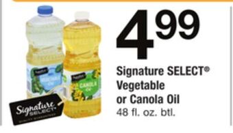 ACME Signature select® vegetable or canola oil offer