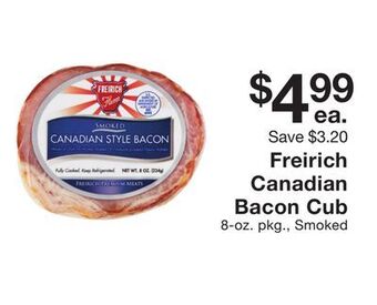 Fairway Store Market Freirich canadian bacon cub offer