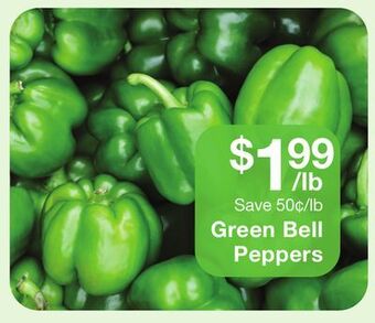 Fairway Store Market Green bell peppers offer