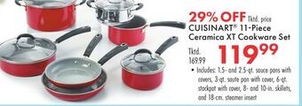 Boscov's Cuisinart® 11-piece ceramica xt cookware set offer