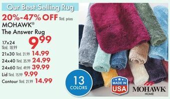 Boscov's Mohawk® the answer rug offer