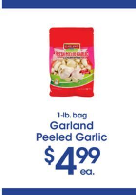Price Rite Garland peeled garlic offer
