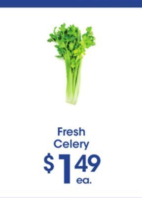 Price Rite Fresh celery offer