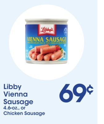 Price Rite Libby vienna sausage offer