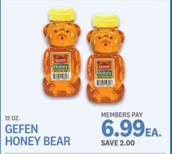 Kings Food Markets Gefen honey bear offer