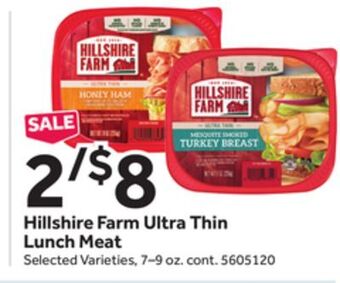 Stop&Shop Hillshire farm ultra thin lunch meat offer