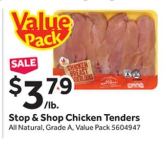 Stop&Shop Stop & shop chicken tenders offer