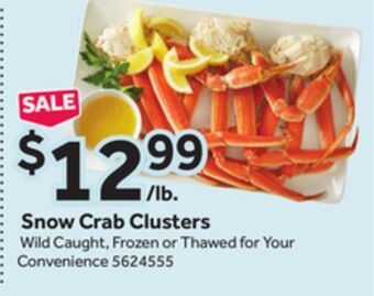 Stop&Shop Snow crab clusters offer