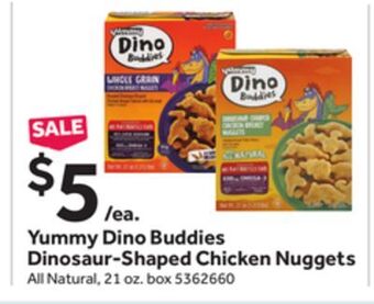 Stop&Shop Yummy dino buddies dinosaur-shaped chicken nuggets offer
