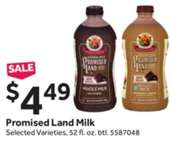 Stop&Shop Promised land milk offer