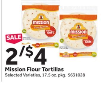 Stop&Shop Mission flour tortillas offer