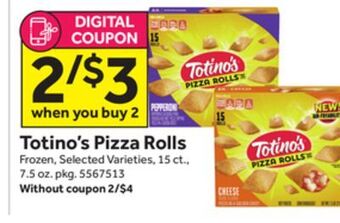 Stop&Shop Totino's pizza rolls offer