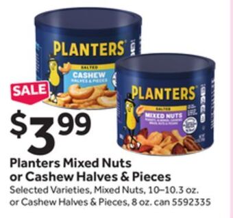 Stop&Shop Planters mixed nuts or cashew halves & pieces offer