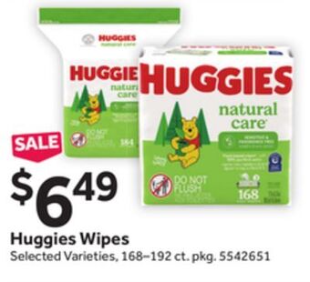 Stop&Shop Huggies wipes offer