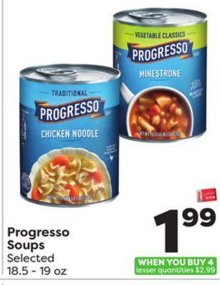 Weis Markets Progresso soups offer