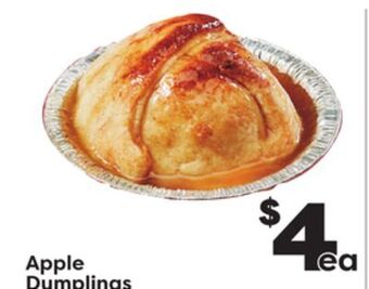 Weis Markets Apple dumplings offer