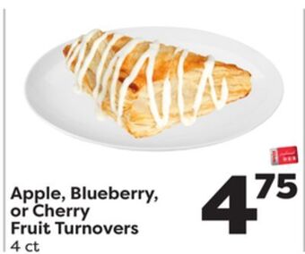 Weis Markets Apple, blueberry, or cherry fruit turnovers offer