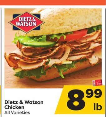 Weis Markets Dietz & watson chicken offer