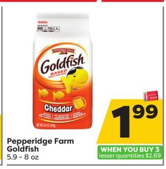 Weis Markets Pepperidge farm goldfish offer