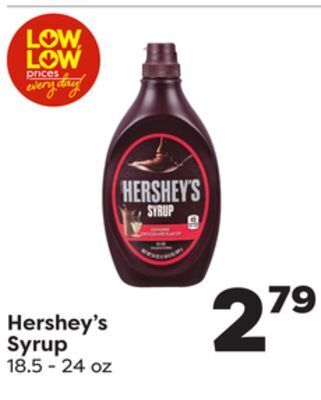 Weis Markets Hershey's syrup offer