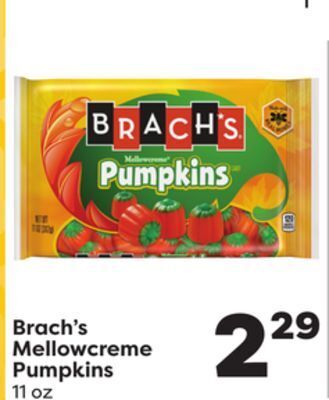 Weis Markets Brach's mellowcreme pumpkins offer