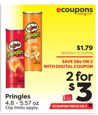 Weis Markets Pringles offer