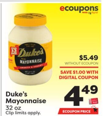 Weis Markets Duke's mayonnaise offer