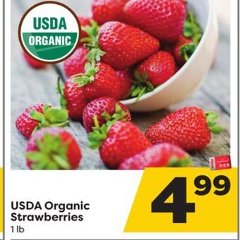 Weis Markets Organic strawberries offer