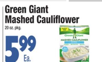 King Kullen Green giant mashed cauliflower offer