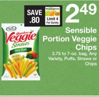 The Fresh Grocer Veggie chips offer