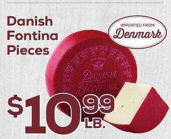 DeCicco & Sons Danish fontina pieces offer