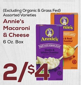 DeCicco & Sons Annie's macaroni & cheese offer