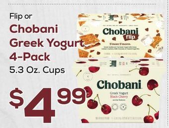 DeCicco & Sons Chobani greek yogurt 4-pack offer