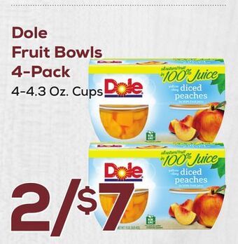DeCicco & Sons Dole fruit bowls 4-pack offer