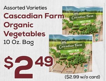 DeCicco & Sons Cascadian farm organic vegetables offer