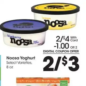 Kroger Noosa yogurt x2 offer