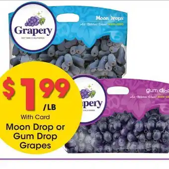 Kroger Moon drop grapes offer