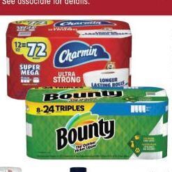 Kroger Bounty paper towels offer