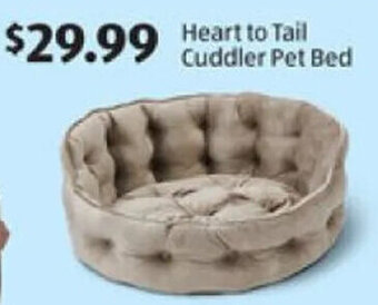 Aldi Heart to Tail Cuddler Pet Bed offer