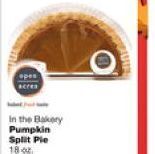 Family Fare Pumpkin split pie offer