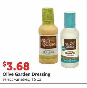Fareway Olive garden dressing offer