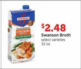 Fareway Swanson broth offer